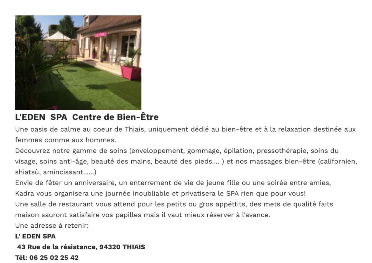 Hotel L'Eden Orly Aeroport Thiais Exterior foto